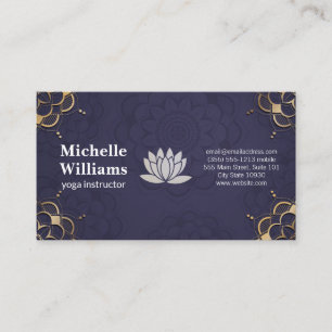 Lotus Flower Background Lojalitetskort