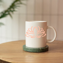 Lotus Flower Coffee Mugg 11 ounces