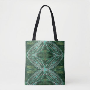 Lotus Flower Grönt Galaxy Tote Bag Tygkasse