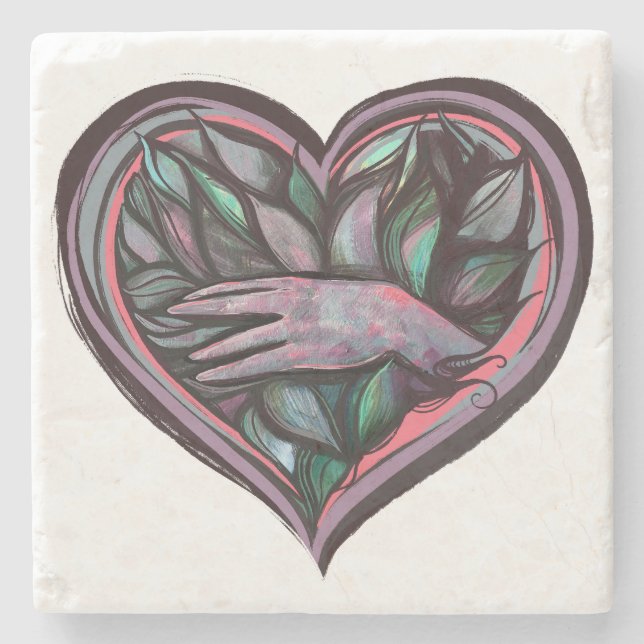 Lotus Flower Hand Goddess Power Stenunderlägg (Framsidan)