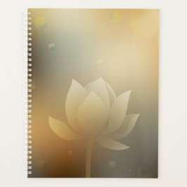 Lotus Flower Hardcover Daily Planner