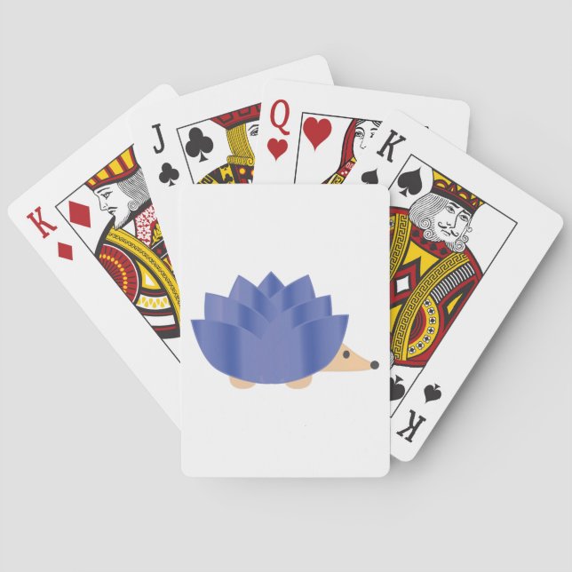 Lotus Flower Hedgehog Casinokort (Baksidan)