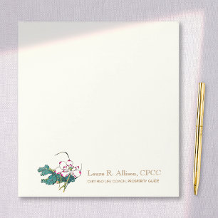 Lotus Flower Holistic Health Counselor Anteckningsblock
