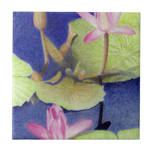 Lotus Flower Kakelplatta