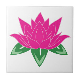 Lotus Flower Kakelplatta