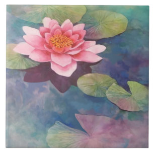 Lotus Flower Kakelplatta