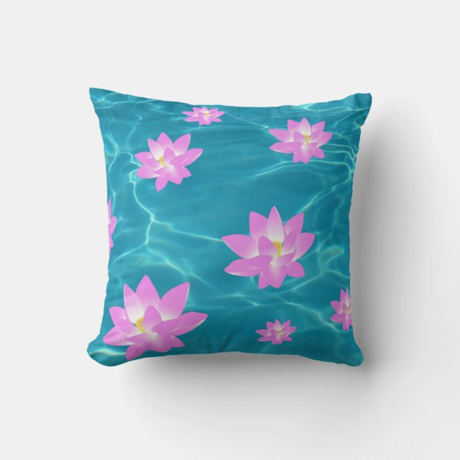Lotus Flower Kudde (Framsida)