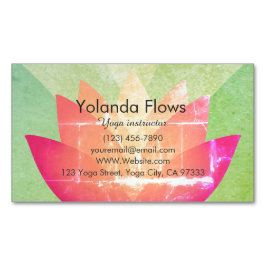 Lotus Flower Magnetiska Visitkort