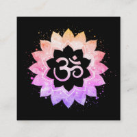 ~* Lotus Flower Mandala om Aum. Symbol