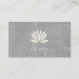 Lotus Flower/Marcular Grått Visitkort