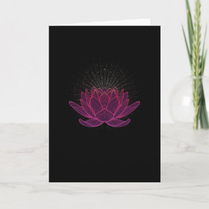 Lotus Flower Meditation Kort