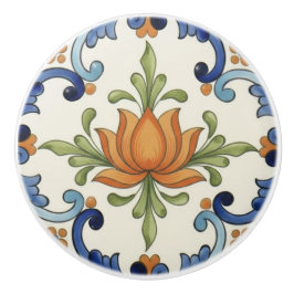 Lotus Flower Mediterranean Blue Cream Knopp
