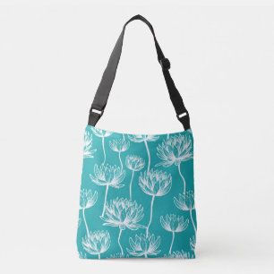 Lotus Flower mönster Axelväska
