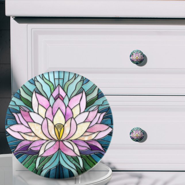 Lotus Flower Mosaic Art Knopp (Skapare uppladdad)