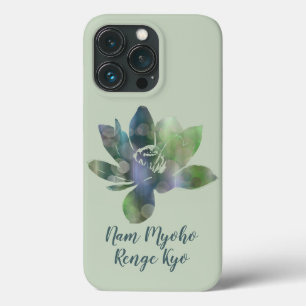Lotus Flower Nam Myoho Renge Grönt Circle