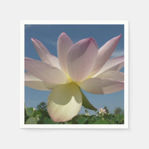 Lotus Flower och Blå himmel II Pappersservett