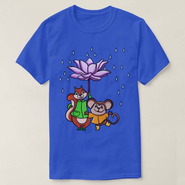 Lotus Flower Parbrella T Shirt (Design framsida)