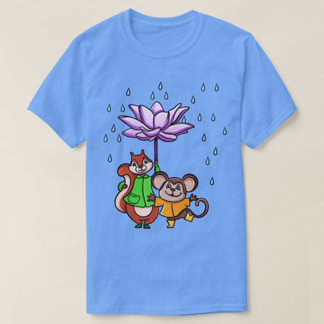 Lotus Flower Parbrella T Shirt (Design framsida)