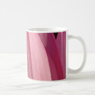 Lotus Flower Petals Rosa Blommigt Kaffemugg
