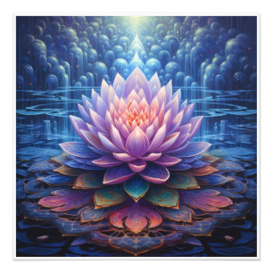 Lotus Flower Photo Print Fototryck