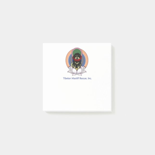 Lotus Flower Post-it Notes 3" x 3" (Framsida)