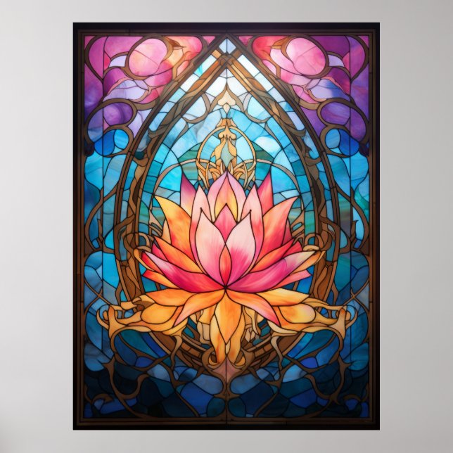 Lotus Flower Poster (Framsidan)