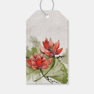 Lotus Flower Presentetikett
