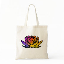 Lotus Flower Puzzle Eco Bag