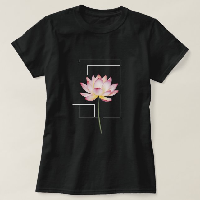 Lotus Flower T Shirt (Design framsida)