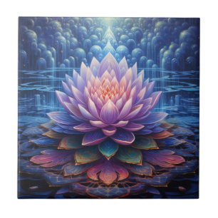 Lotus Flower Tile Kakelplatta