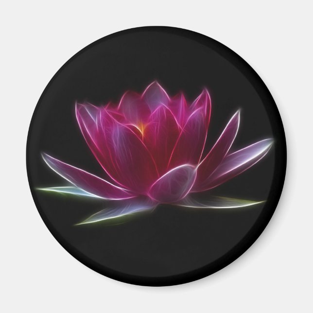 Lotus Flower Vatten Plant Magnet (Framsidan)
