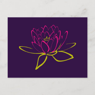 Lotus Flower Vykort