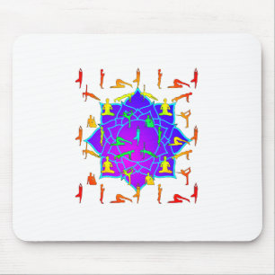 Lotus Flower with Yoga Poses Musmatta