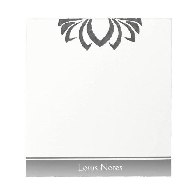Lotus Flower Yoga Instructor Holistic Classic Anteckningsblock (Framsida)