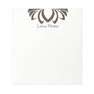Lotus Flower Yoga Instructor Holistic Classic Anteckningsblock