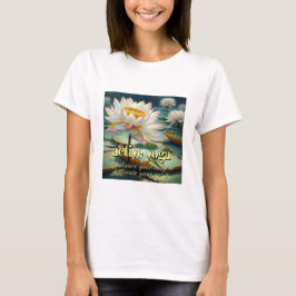 Lotus flower Yoga T Shirt