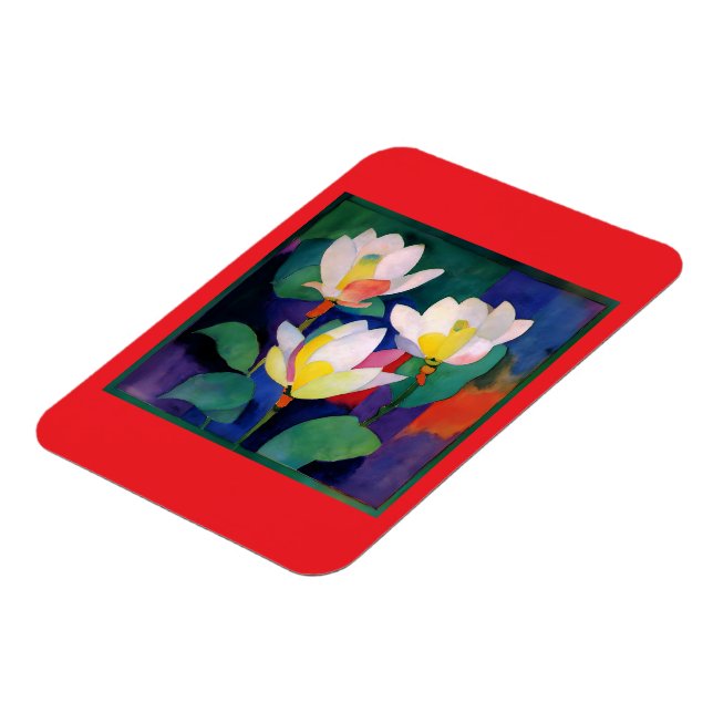 Lotus Flowers Magnet (Vänstra Sidan)