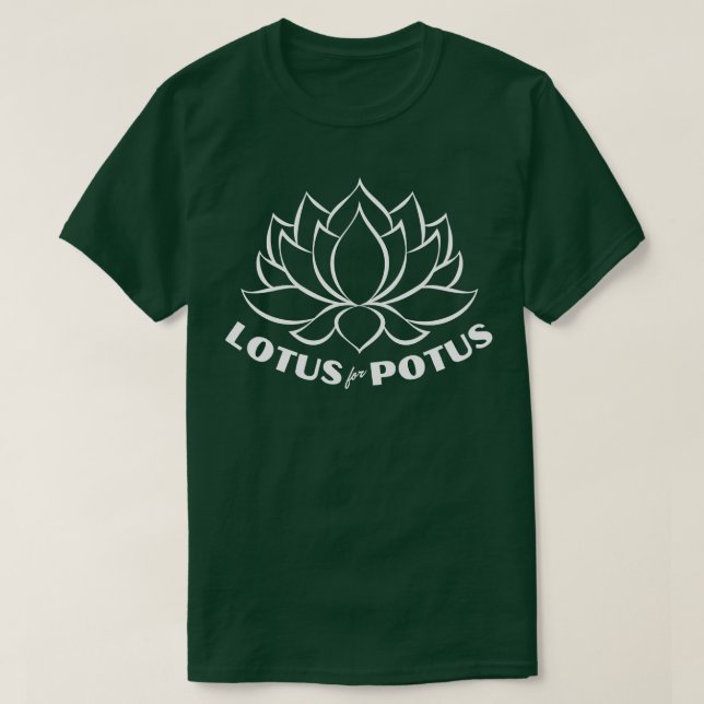Lotus for Potus Kamala 2024 T Shirt (Design framsida)
