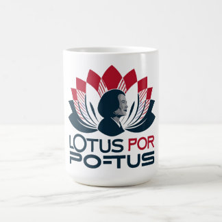 Lotus for POTUS Kamala Harris 2024 Kaffemugg