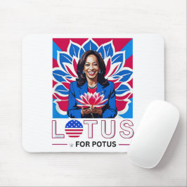 Lotus for Potus Kamala Harris President Kampanj Musmatta