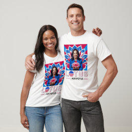 Lotus for Potus Kamala Harris President Kampanj T Shirt