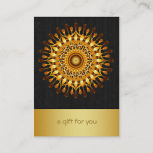 Lotus Guld Mandala Salon and Spa Gift Certificate Rabattkort