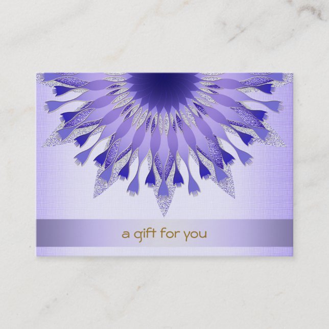 Lotus Hair Salon and Spa Gift Certificate Rabattkort (Framsida)