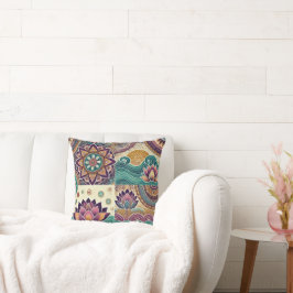 Lotus Harmony Pillow Boho, sommaruppehållshandling Kudde