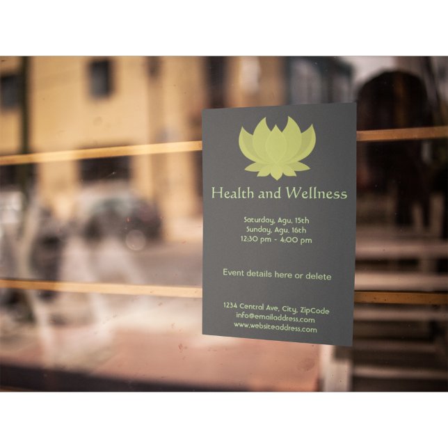 Lotus Health och Hälsa Flyer (Skapare uppladdad)