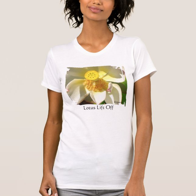 Lotus Hiss av Flower T-shirt (Framsida)