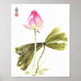 Lotus i stillsamhet poster
