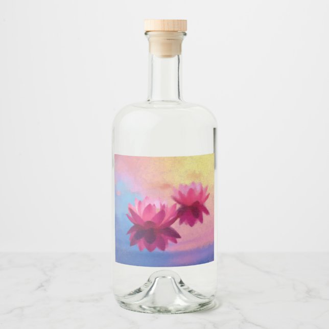 Lotus Kärlek Spritflaskor Etikett (Framsida)