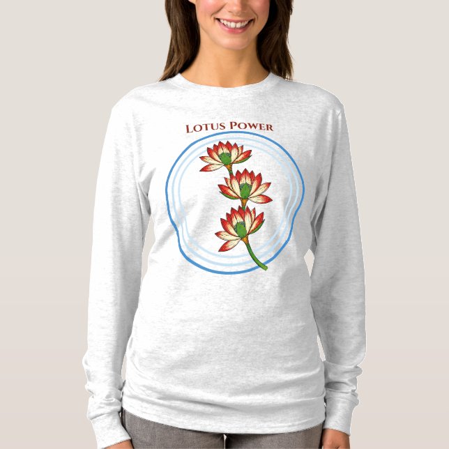 Lotus Kraft  T Shirt (Framsida)