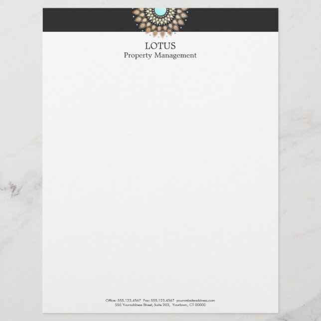 Lotus Letterhead Brevhuvud (Framsida)
